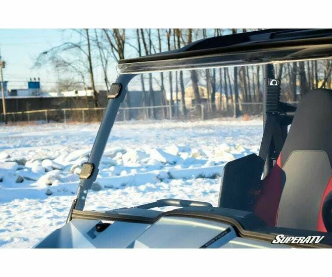 SuperATV Yamaha Wolverine X4 Windshield (Full) (Scratch Resistant) - Image 4