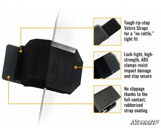 SuperATV Yamaha Wolverine X4 Windshield (Full) (Scratch Resistant) - Image 7