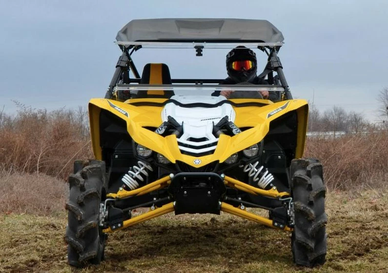 SuperATV Yamaha YXZ Scratch Resistant Flip Windshield (2019) - Image 3