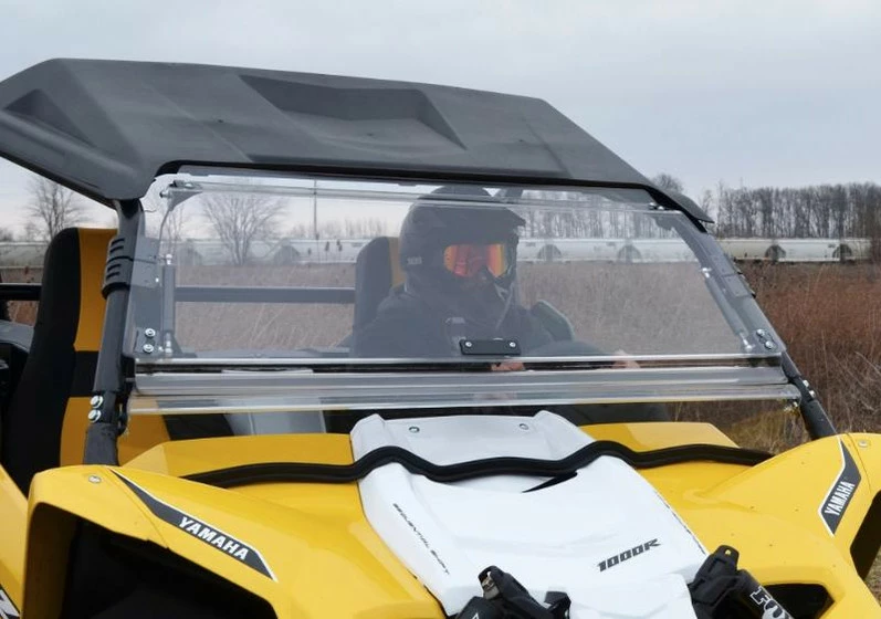 SuperATV Yamaha YXZ Scratch Resistant Flip Windshield (2019) - Image 7