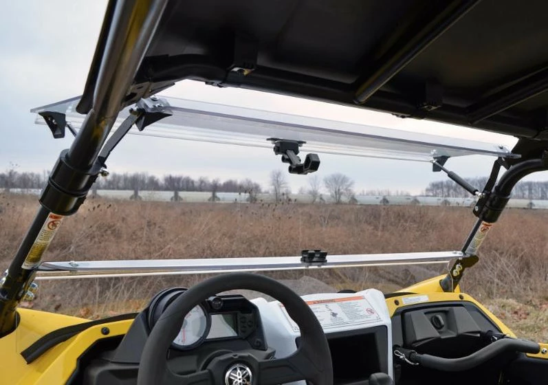 SuperATV Yamaha YXZ Scratch Resistant Flip Windshield (2019) - Image 6