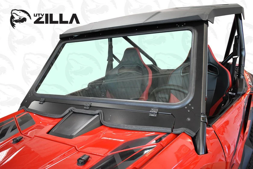 UTVZilla Honda Talon Vented Full Glass Windshield W/ Wiper - Image 4