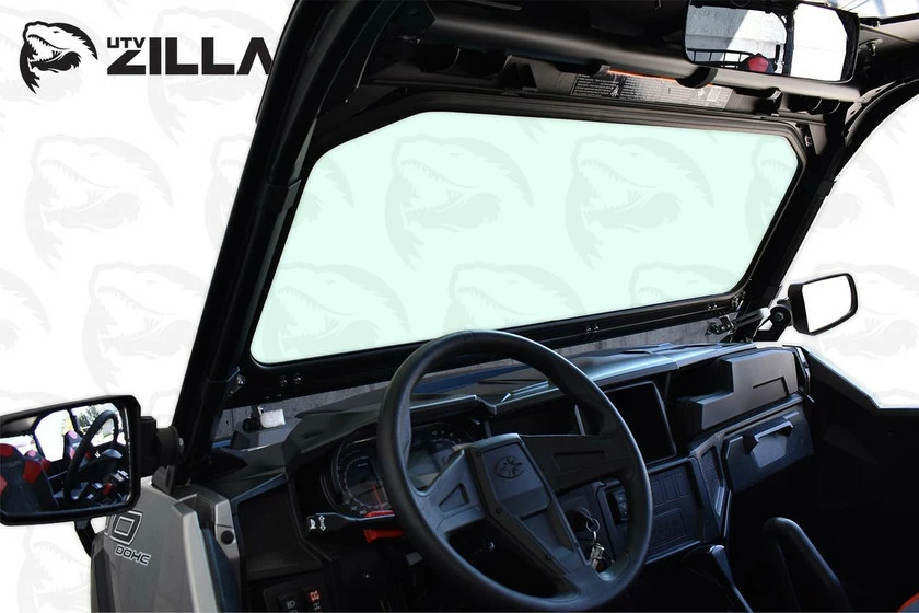 UTVZilla Polaris General Vented Glass Windshield - Image 2