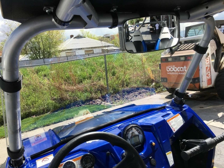 UTVZilla Polaris RZR 570/800/XP900 Polycarbonate Full Windshield W/ Quick Straps - Image 6