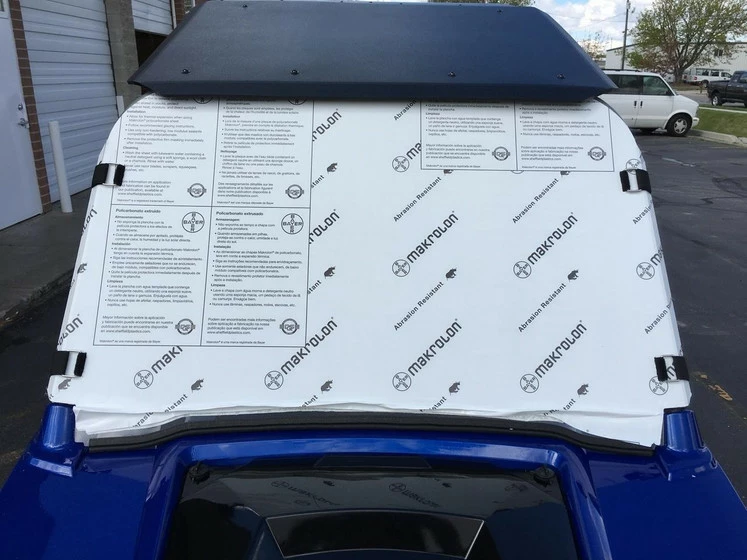 UTVZilla Polaris RZR 570/800/XP900 Polycarbonate Full Windshield W/ Quick Straps - Image 5