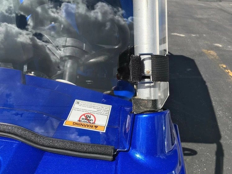 UTVZilla Polaris RZR 570/800/XP900 Polycarbonate Full Windshield W/ Quick Straps - Image 4