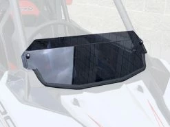 UTVZilla Polaris RZR RS1 Tinted Polycarbonate Half Windshield W/ Billet Clamps